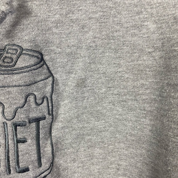 Shane Dawson Diet Soda Conspiracy Merchandise Gray Hoodie Sweatshirt Size 3XL - Picture 8 of 8